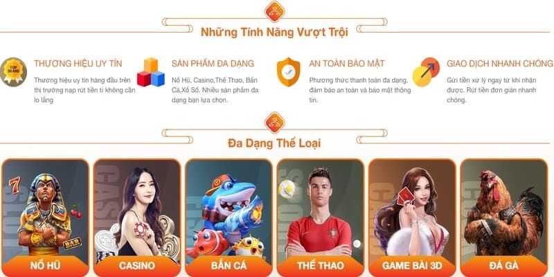 Những sảnh game hot nhất tại GK88