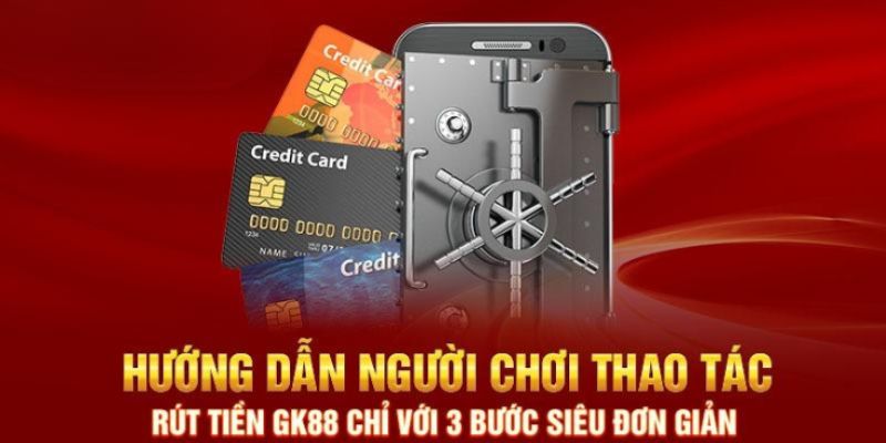 Thao tác thực hiện rút tiền cơ bản nhất